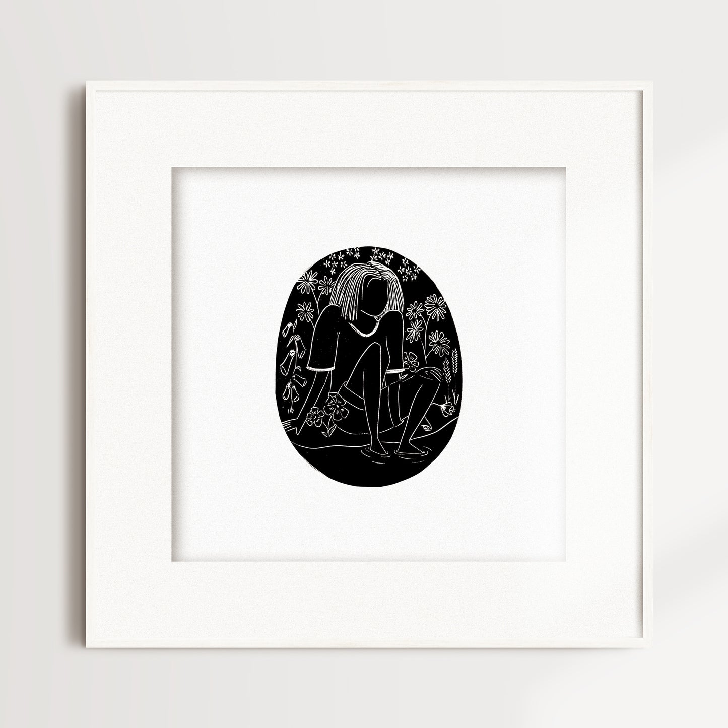 Odeur de printemps / Linogravure