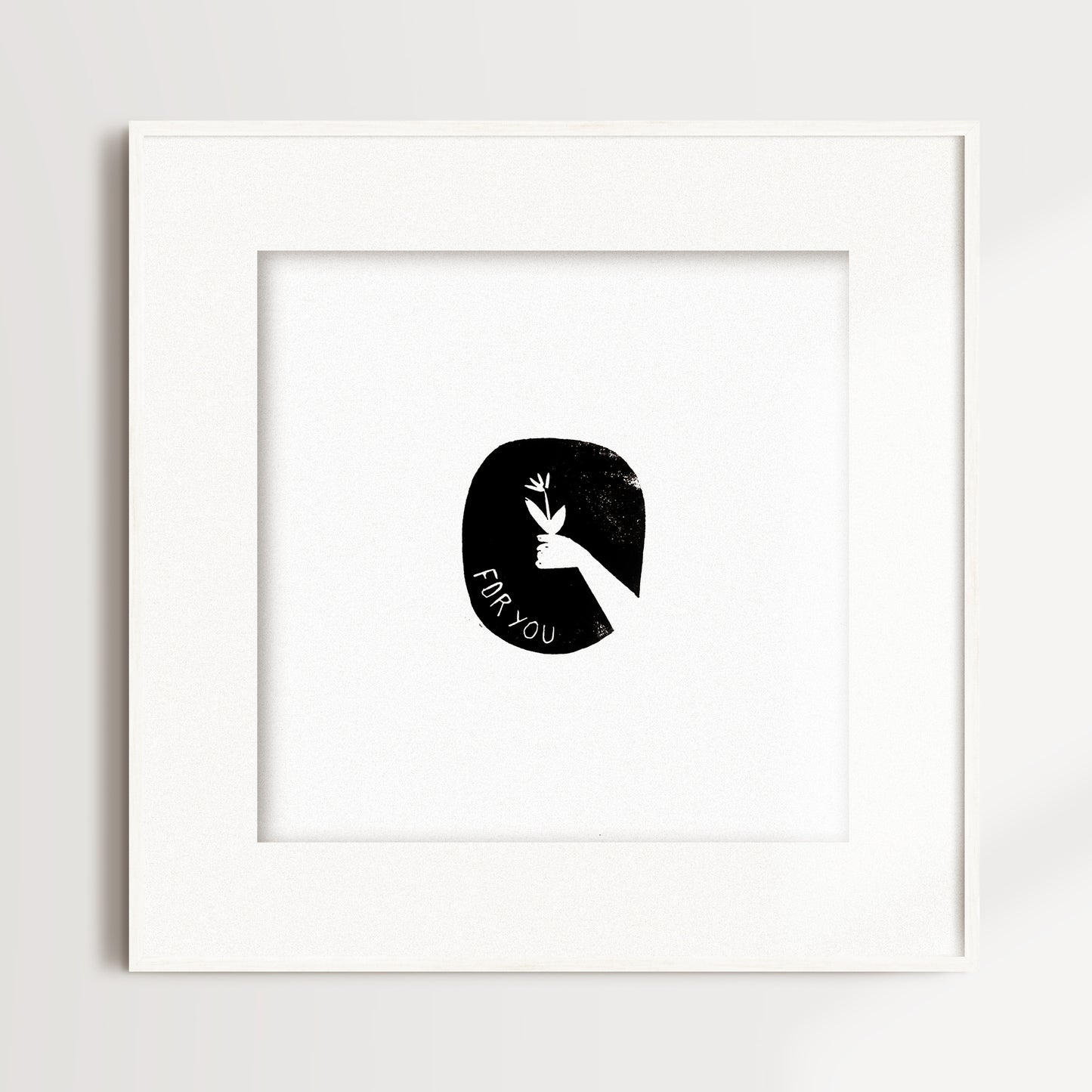 For you / Linogravure