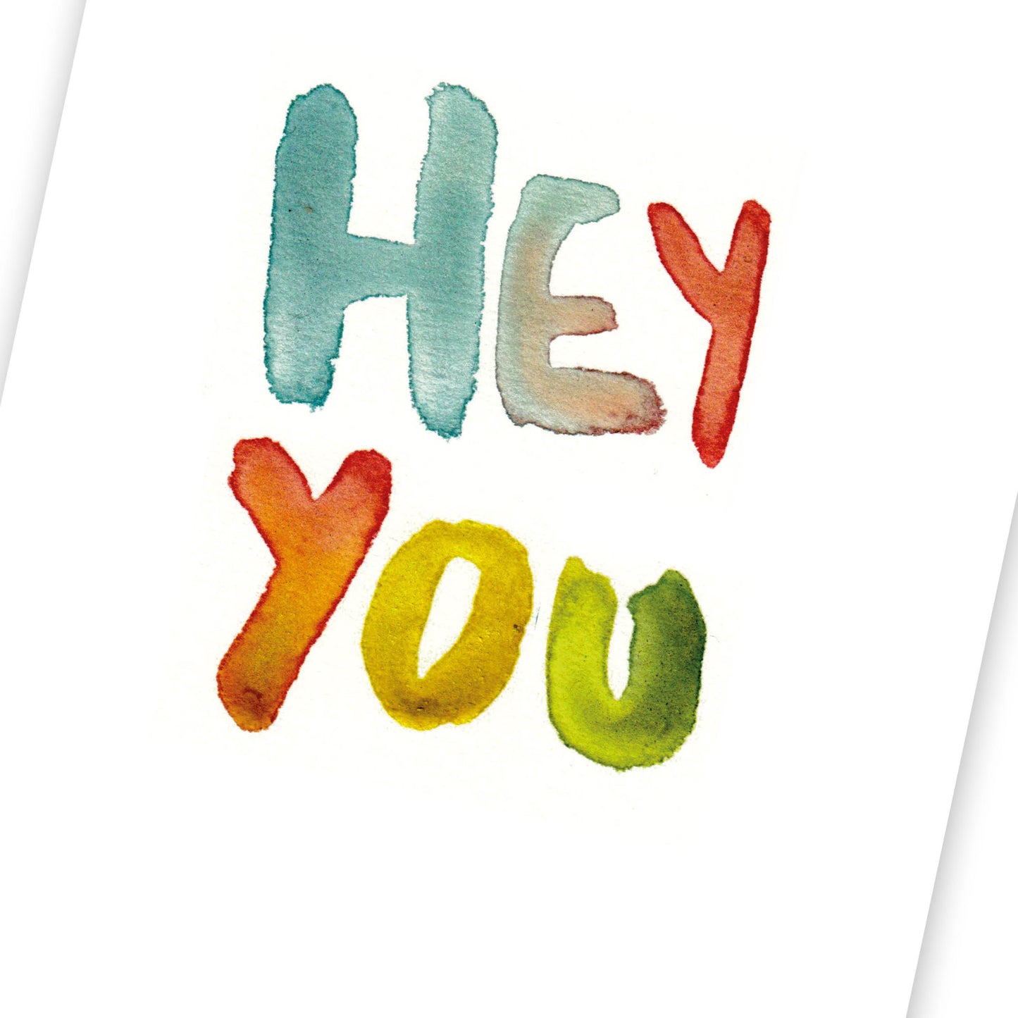 Hey you multicolore (fin de série)