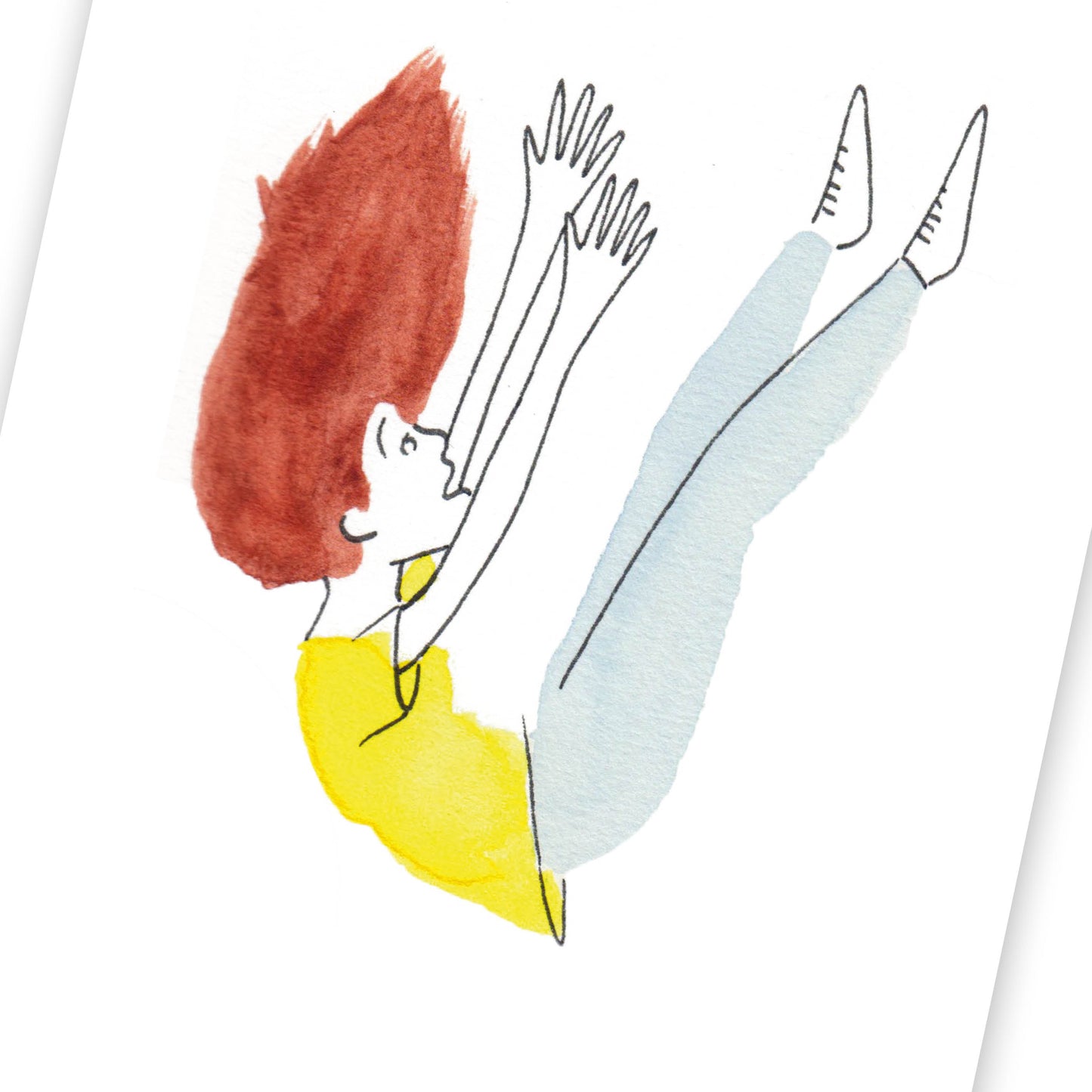 La fille qui tombe (fin de série)