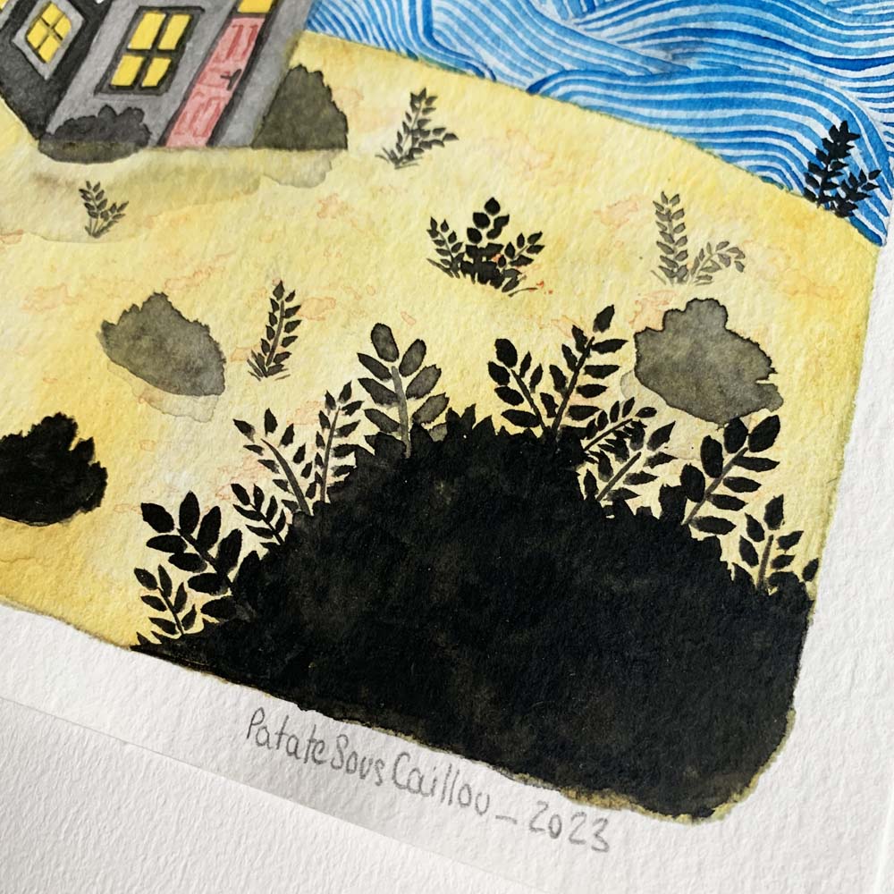 Maison de bord de mer - original