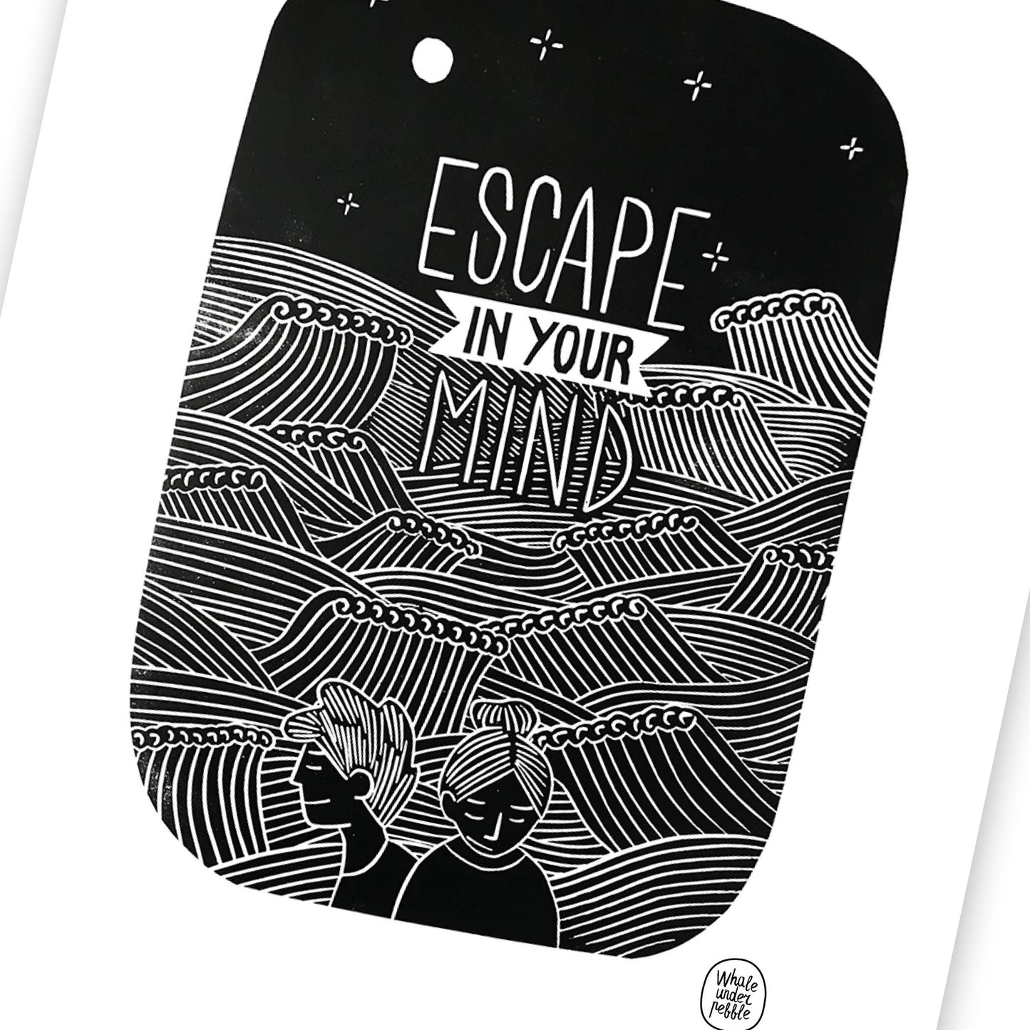 Escape your mind / Linogravure