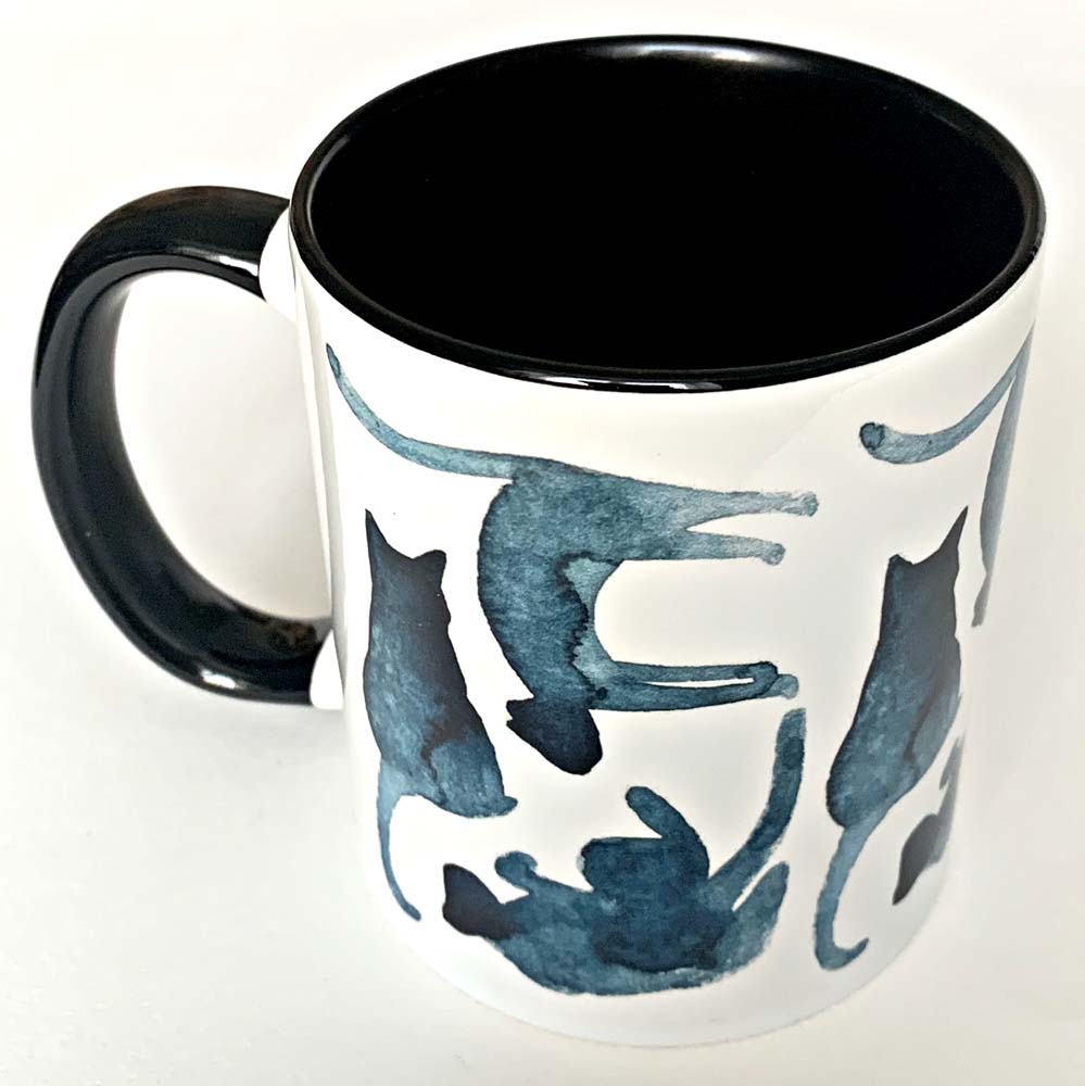 Mug - Chats bleus