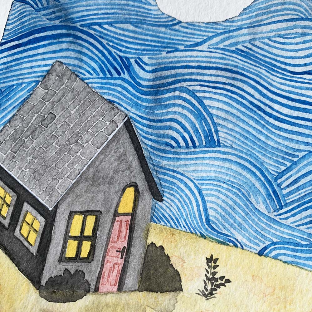 Maison de bord de mer - original