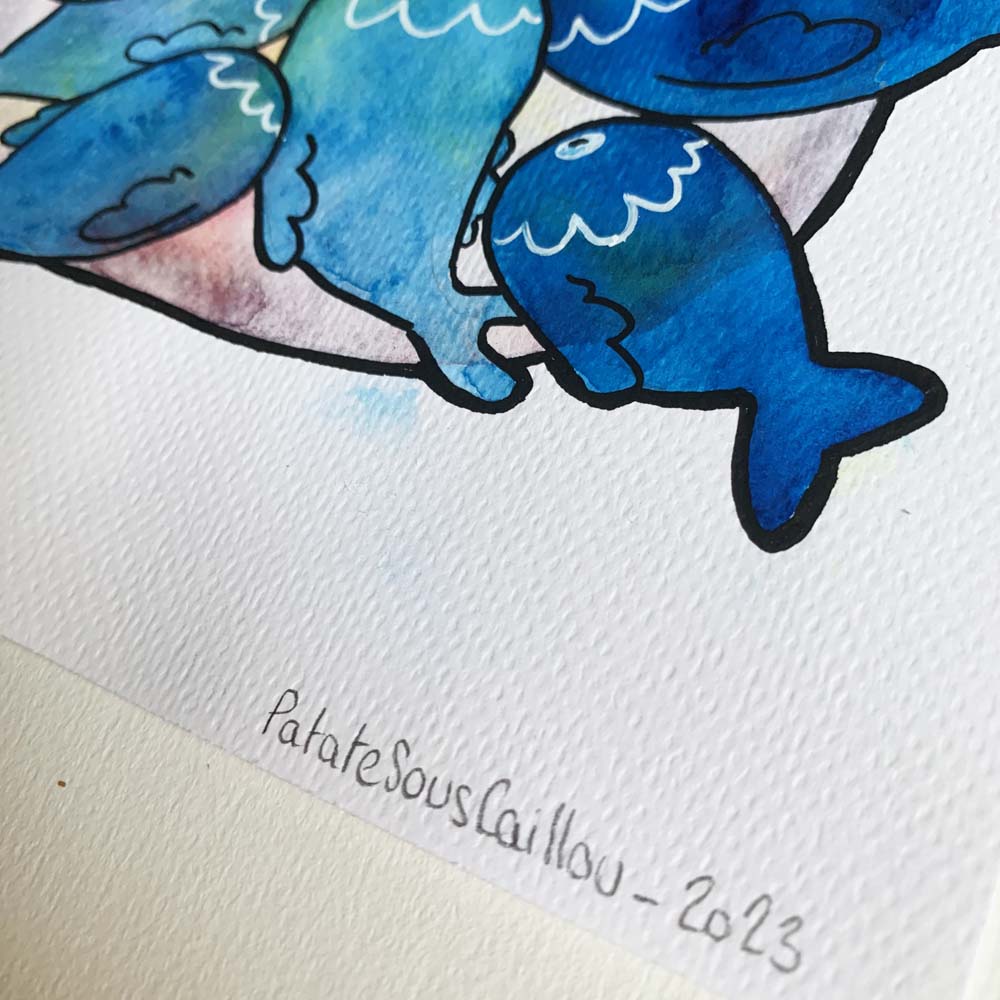 Petits poissons - original
