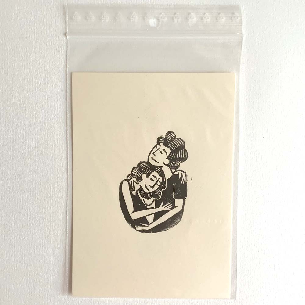 Together - Linogravure - Série Limitée Numérotée