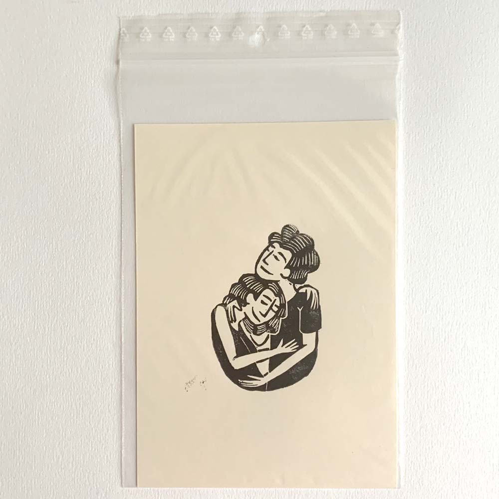 Together - Linogravure - Série Limitée Numérotée