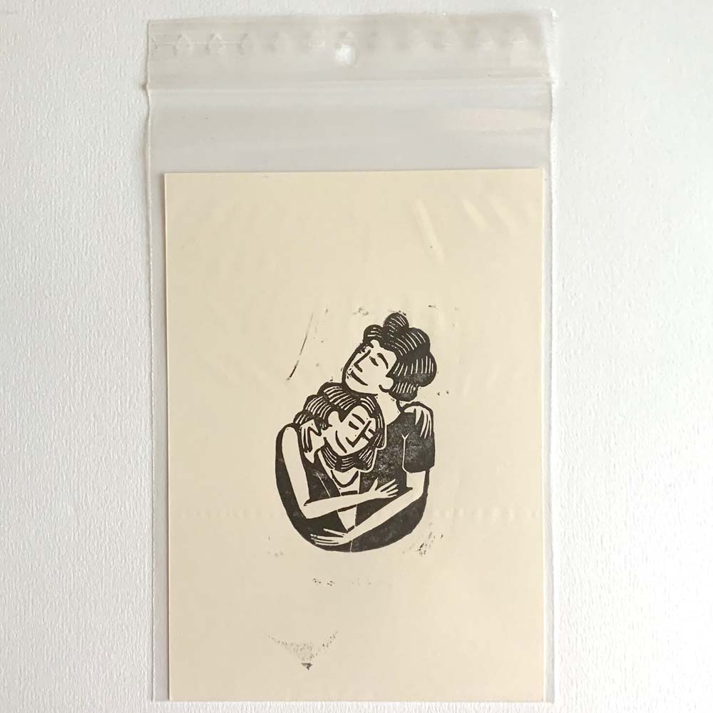 Together - Linogravure - Série Limitée Numérotée