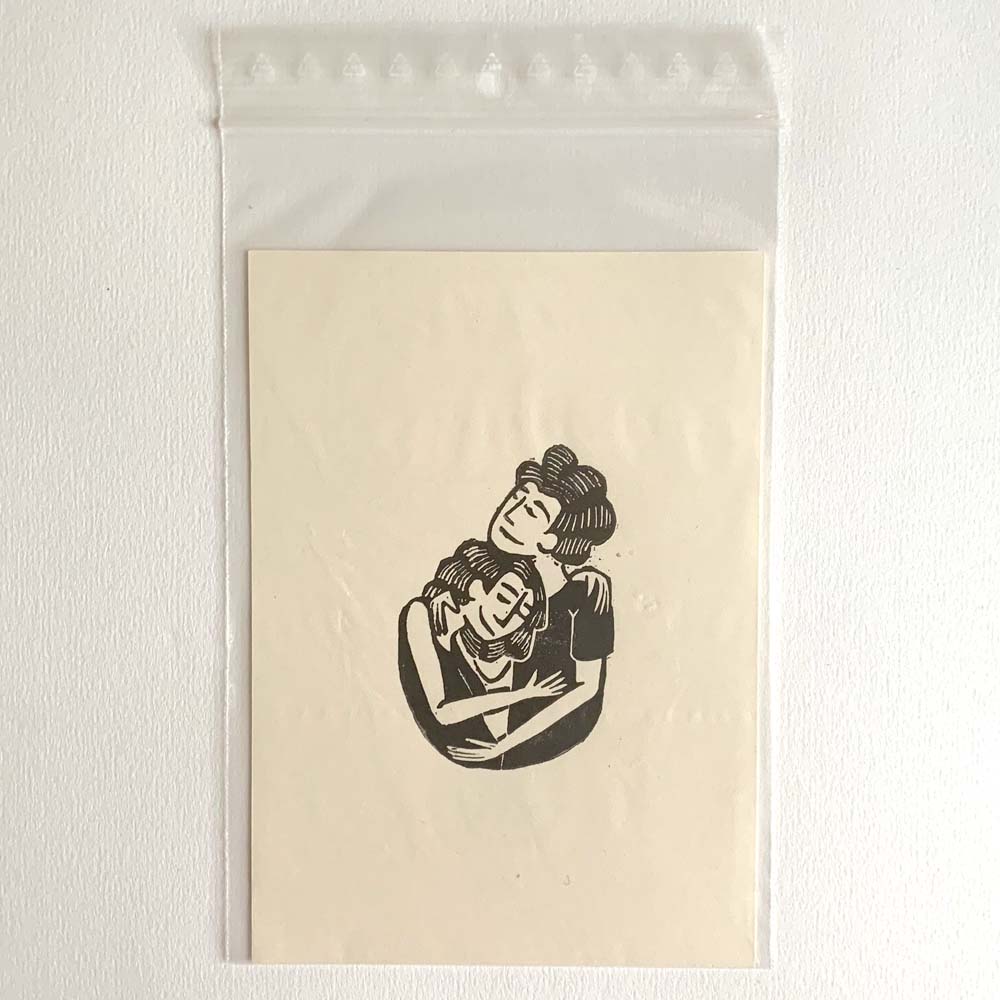 Together - Linogravure - Série Limitée Numérotée