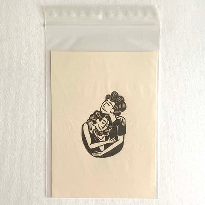 Together - Linogravure - Série Limitée Numérotée