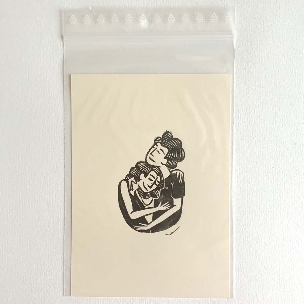 Together - Linogravure - Série Limitée Numérotée