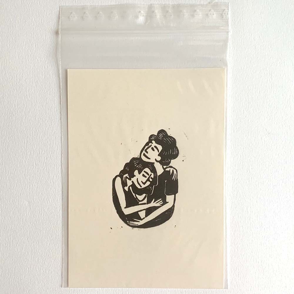 Together - Linogravure - Série Limitée Numérotée