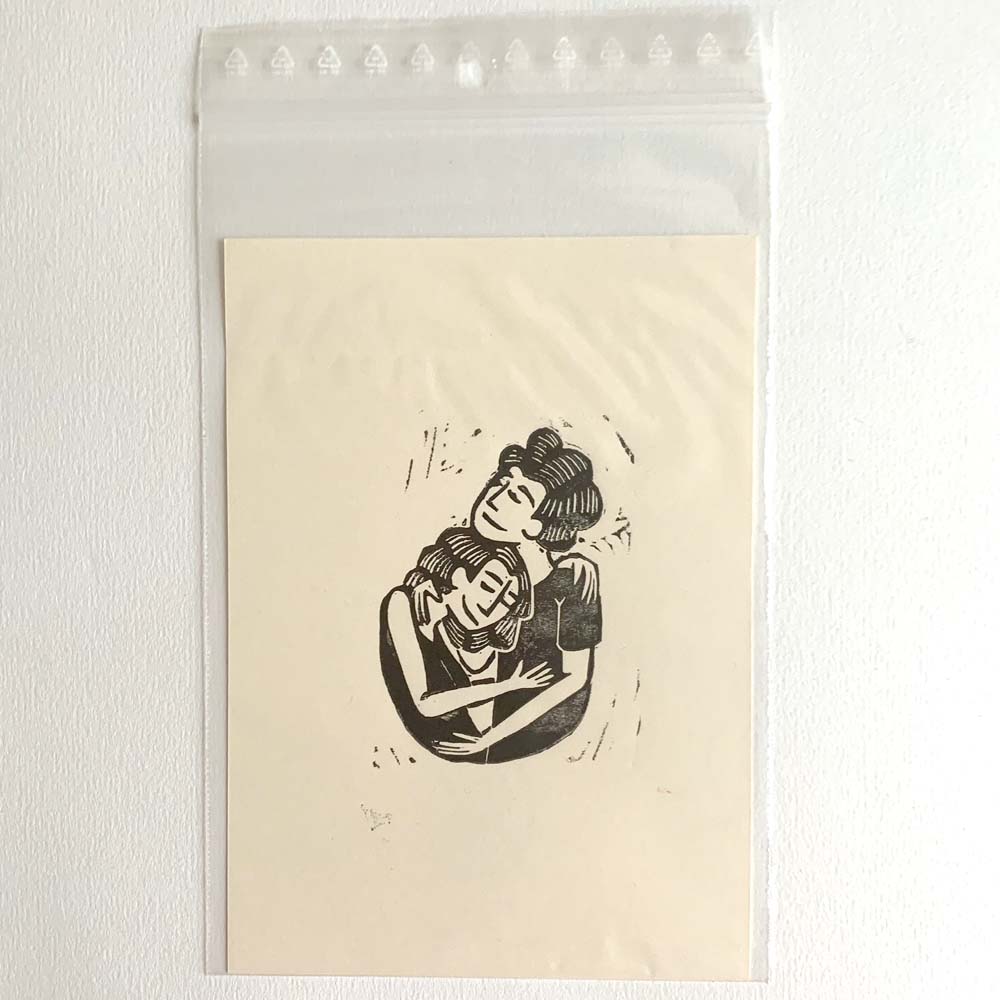 Together - Linogravure - Série Limitée Numérotée