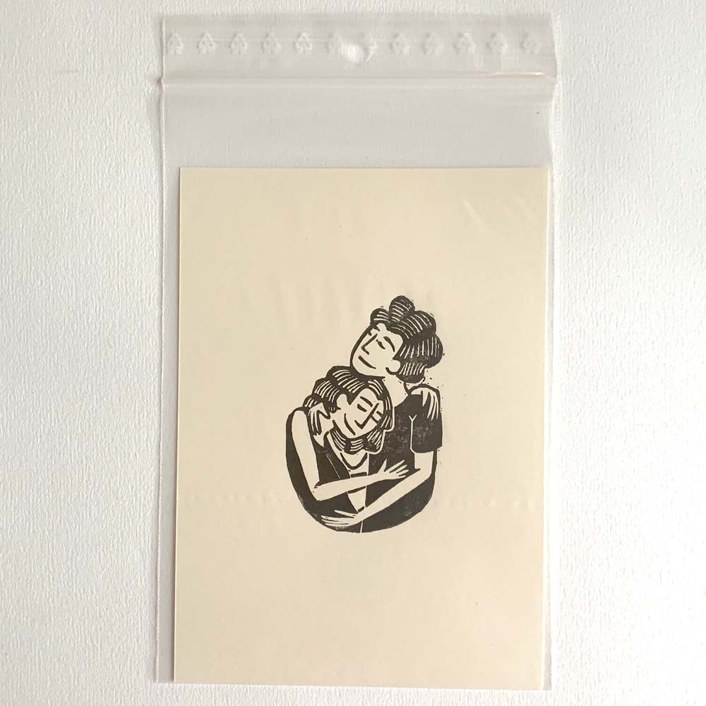 Together - Linogravure - Série Limitée Numérotée