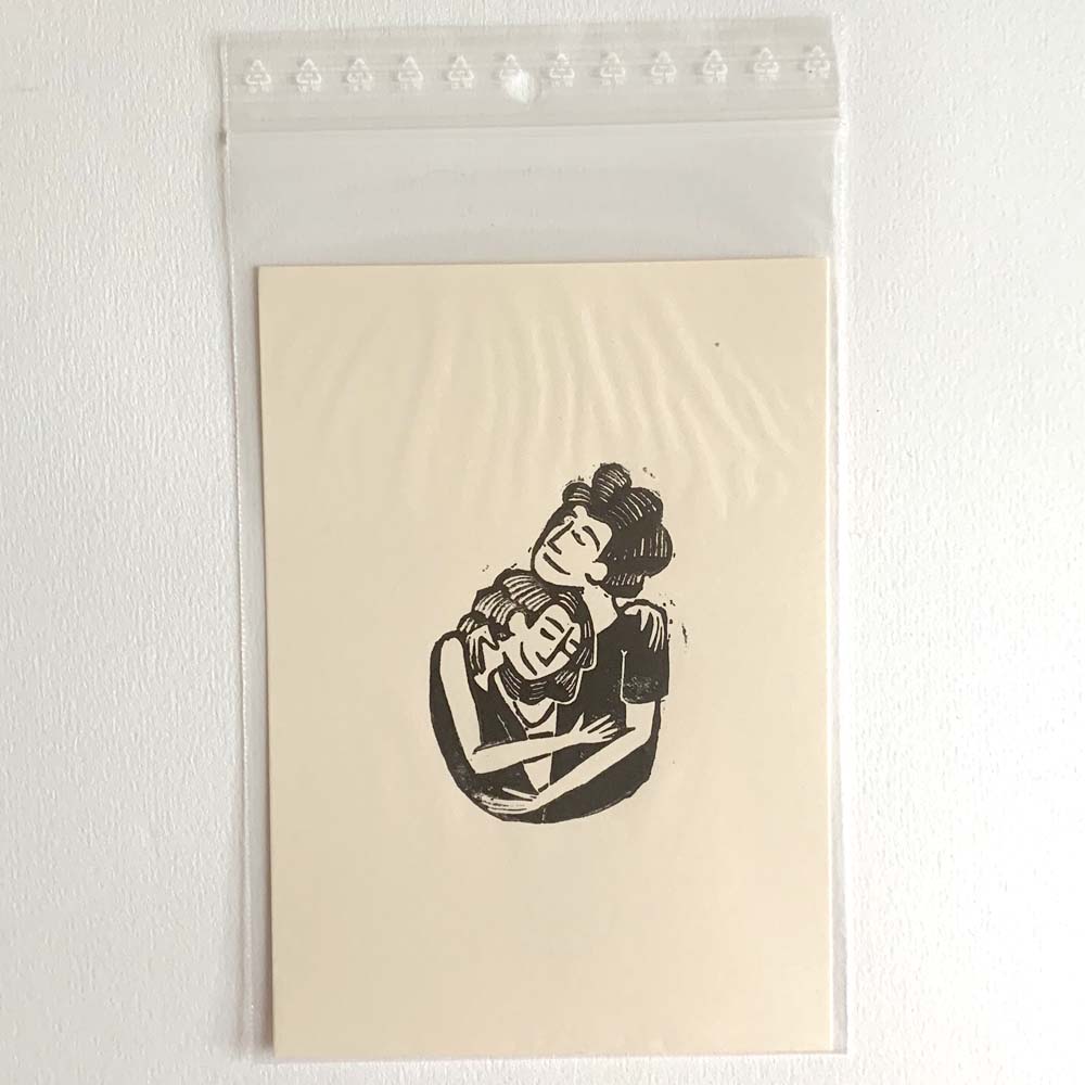 Together - Linogravure - Série Limitée Numérotée