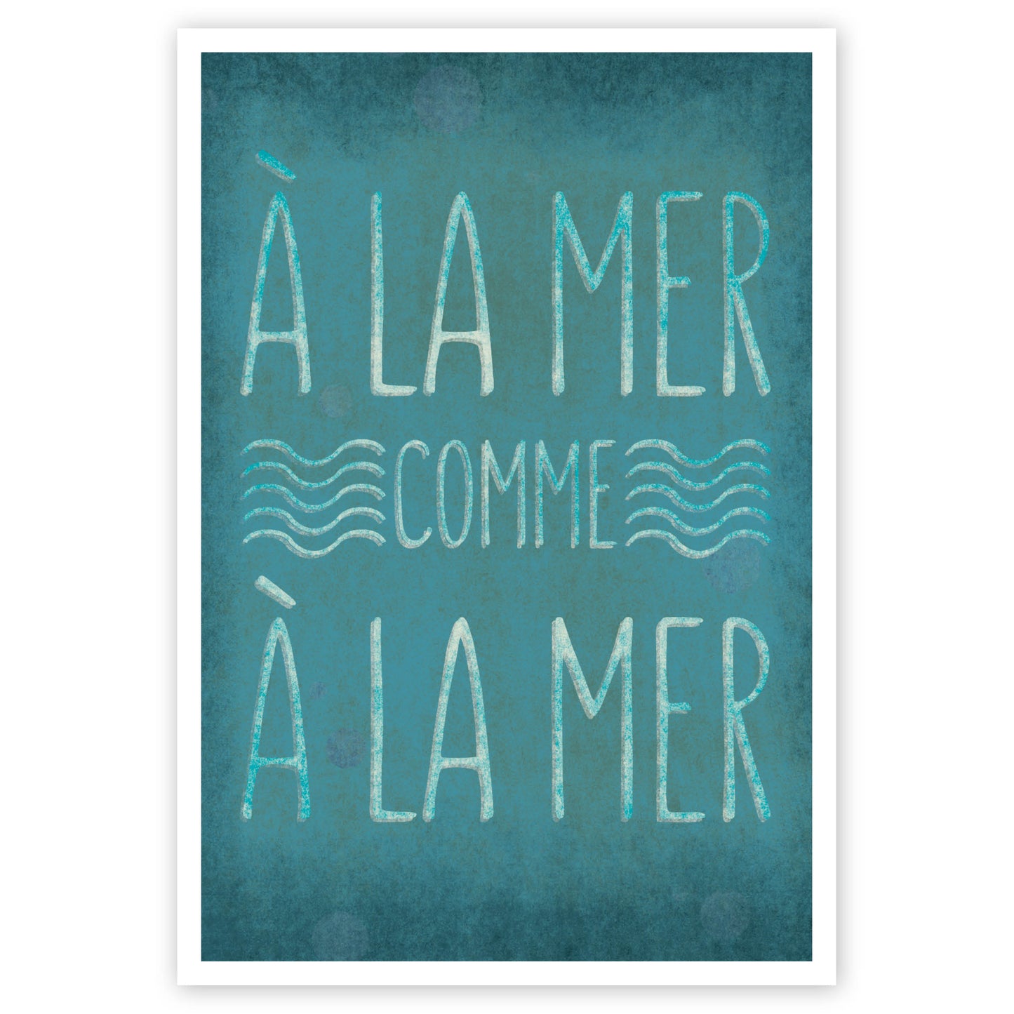 À la mer comme à la mer (fin de série)