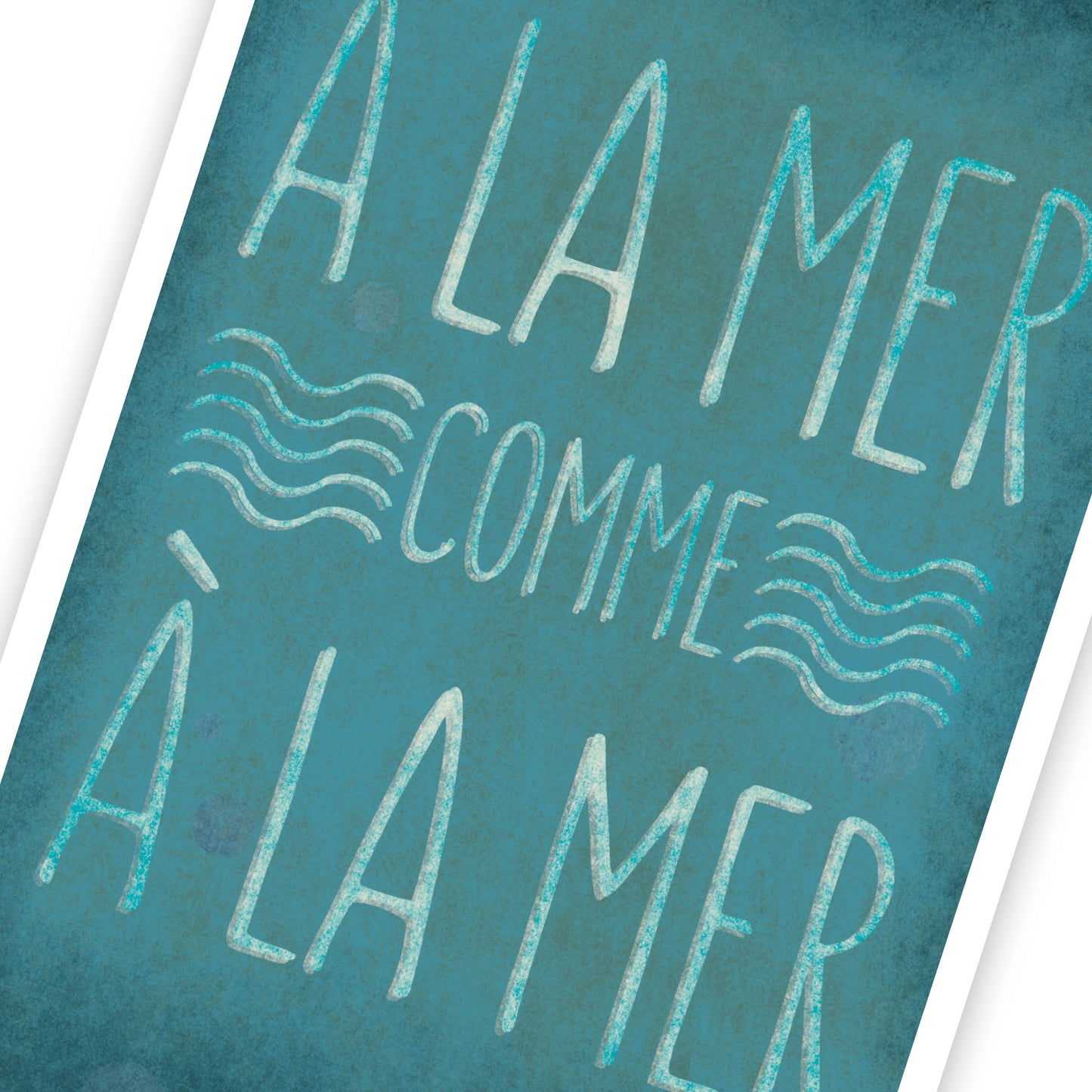 À la mer comme à la mer (fin de série)